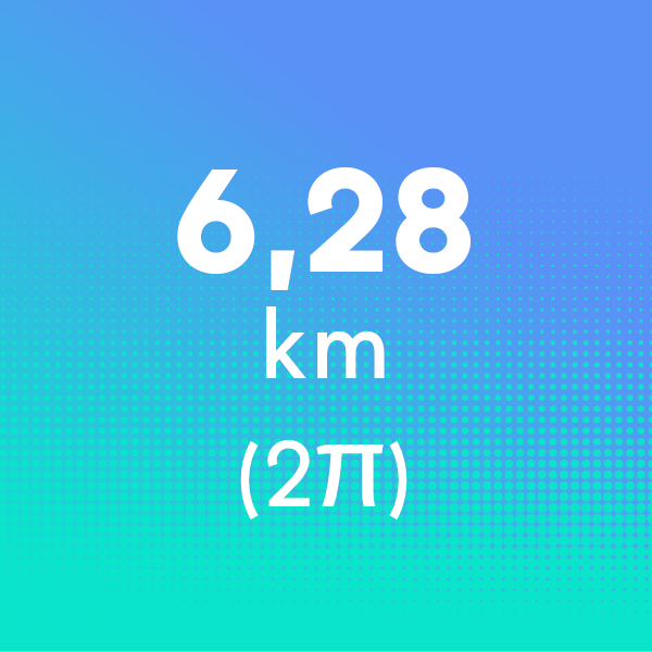 6,28 km